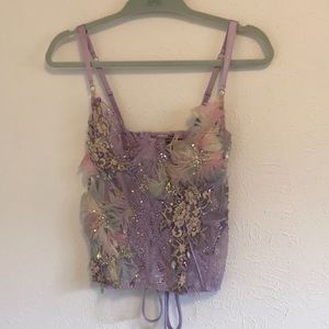 Hand embellish Victoria Secret corset